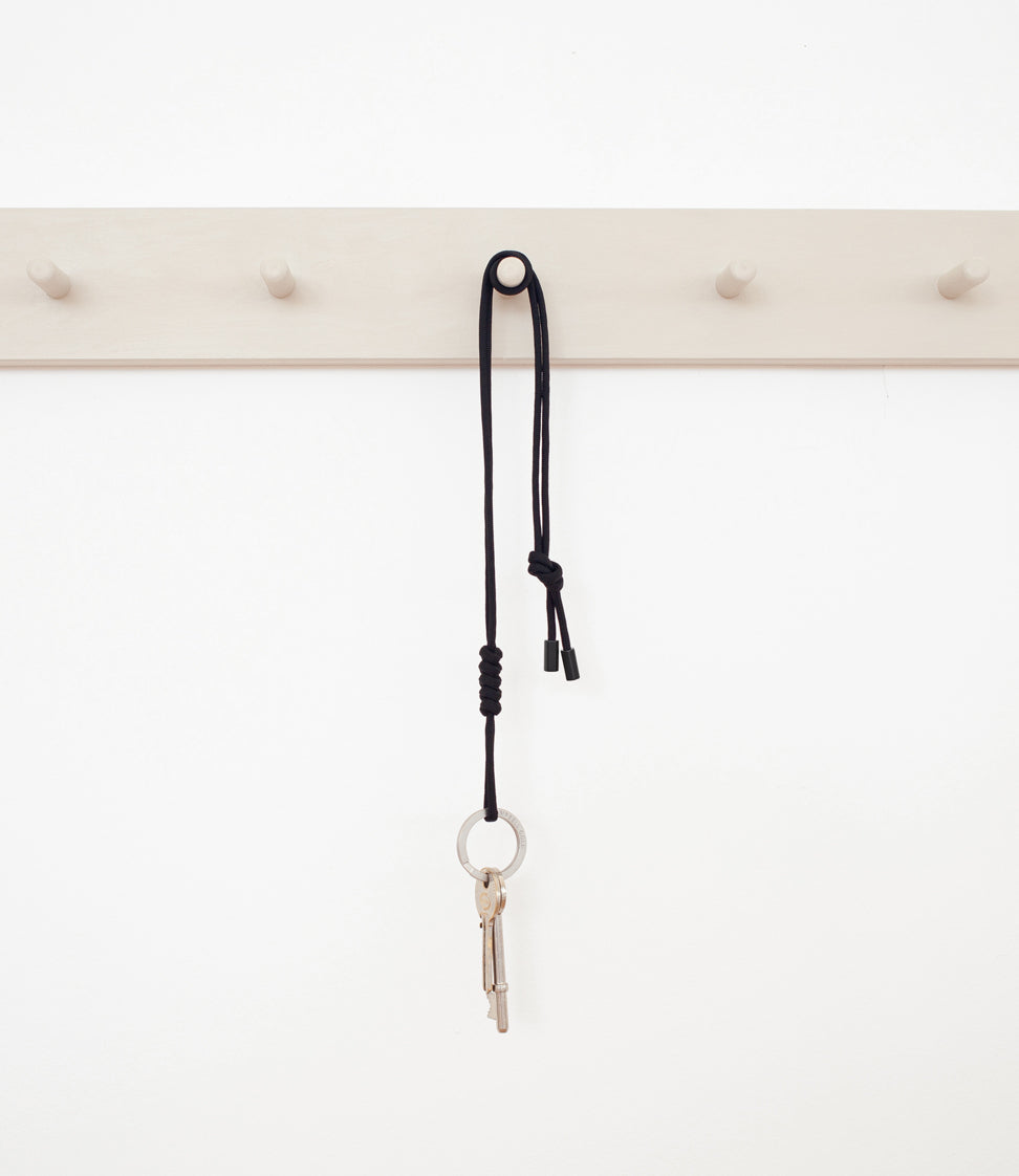 Simple Key Lanyard - Black