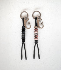 Beaded Key Knot - Black