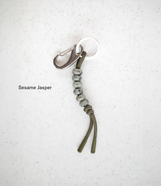 Beaded Key Knot - Olive | Campbell Cole