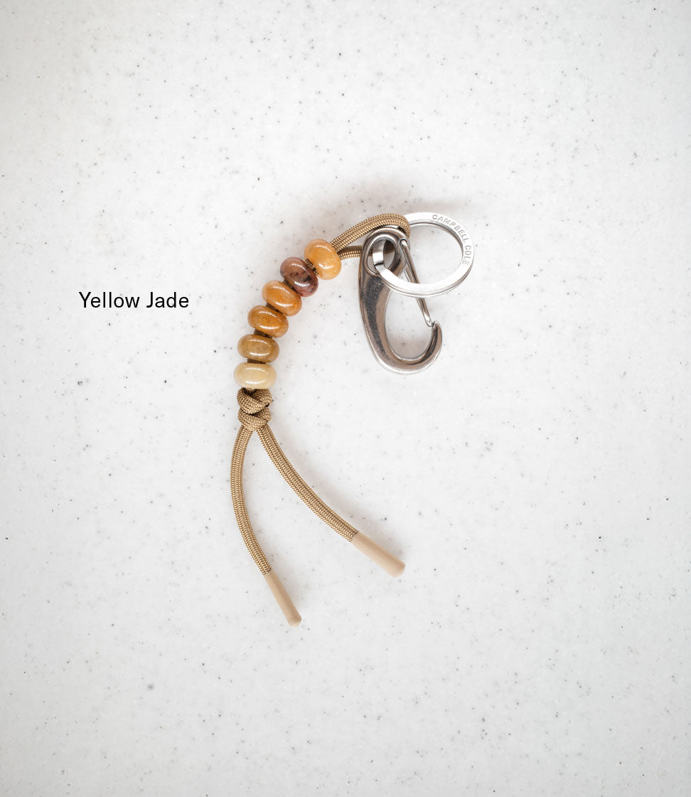 Beaded Key Knot - Tan