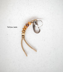 Beaded Key Knot - Tan