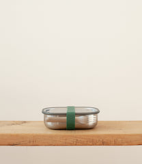 Black + Blum : Lunch Bag + Steel Lunch Box Bundle - Green