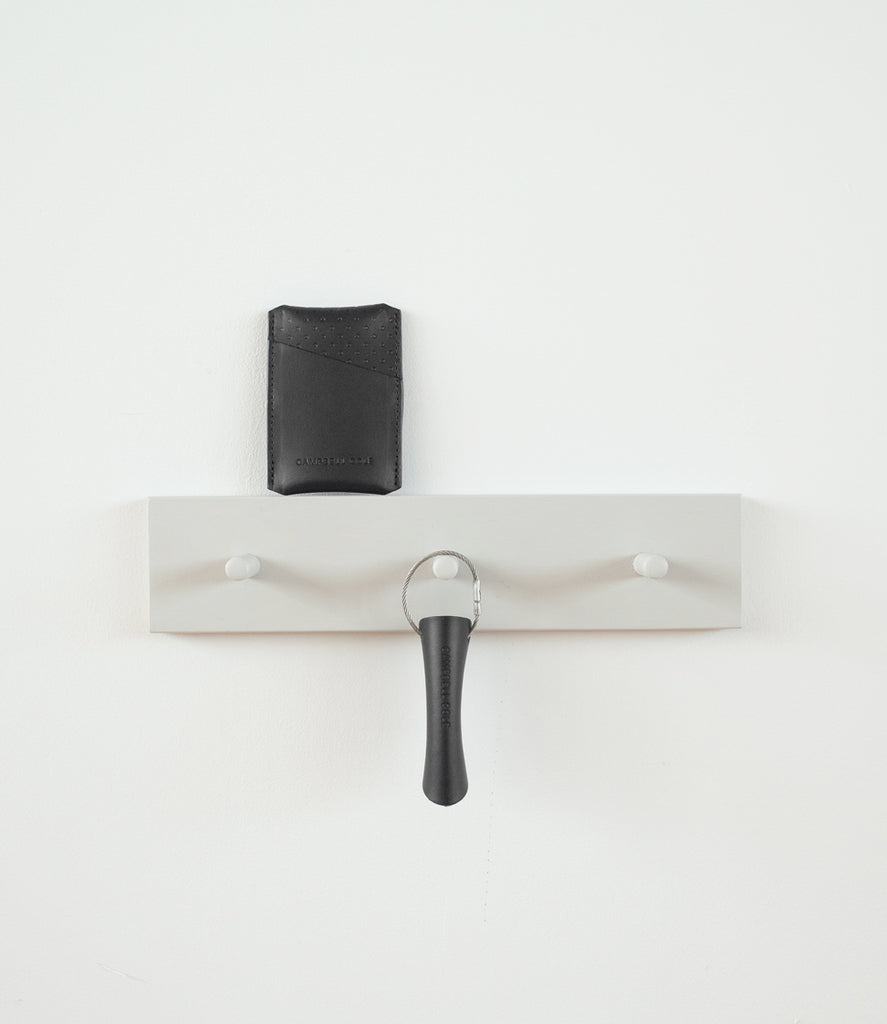 Simple Card Holder & Key Wrap Gift Set - Black