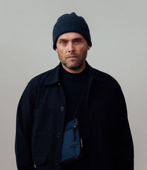 Park Beanie - Navy - Made in Scotland, UK