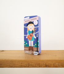 Petit Collage - Shine Bright Magnetic Dress Up Toys - Music Maker