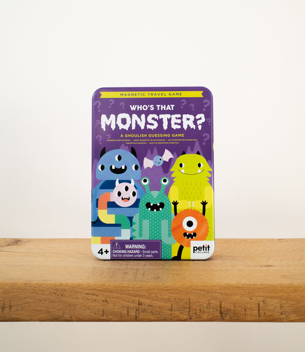 Petit Collage - Magnetic Travel Game - Who's that Monster?