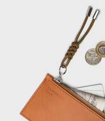 Simple Coin Pouch, Puller - Tan