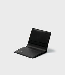 Elm Compact Wallet - Pebbled Black - Rebel