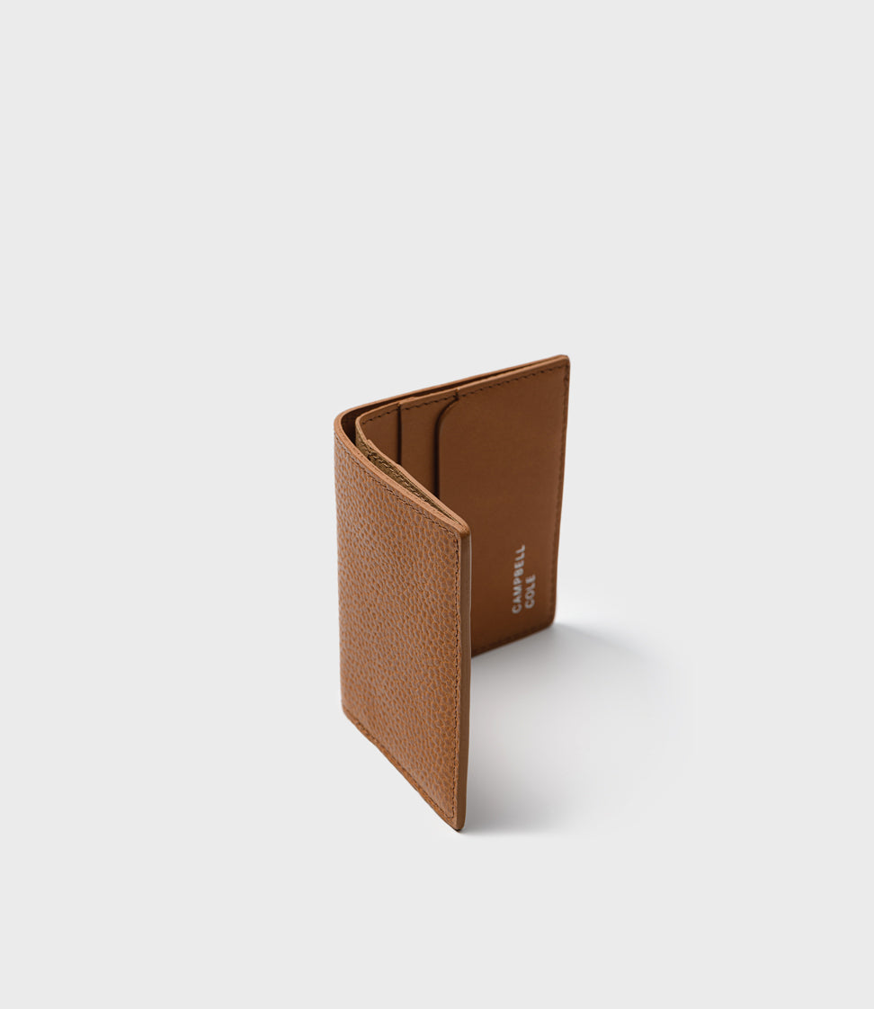 Elm Compact Wallet - Pebbled Tan - REBEL