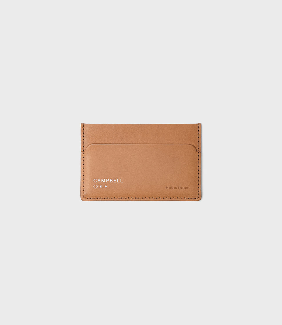 Grove Card Holder - Pebbled Tan