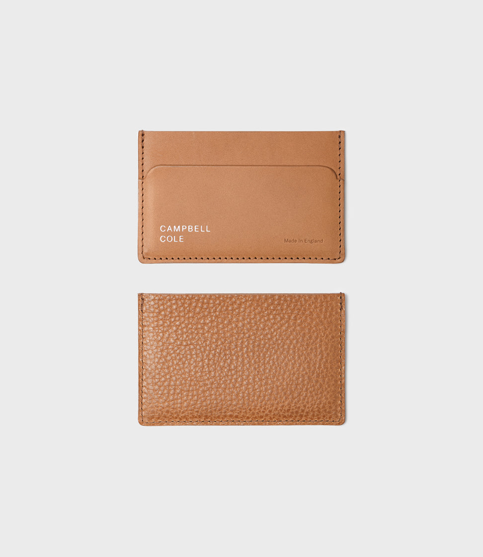 Grove Card Holder - Pebbled Tan