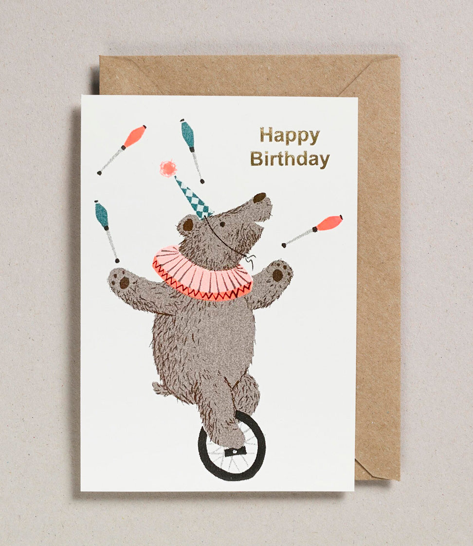 Happy Birthday Bear Card