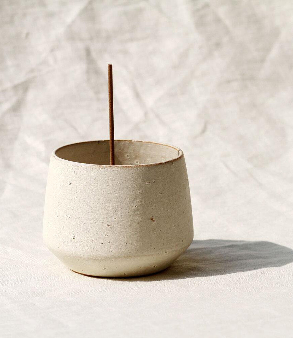 Ume - White Onyx Incense Bowl