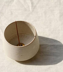 Ume - White Onyx Incense Bowl