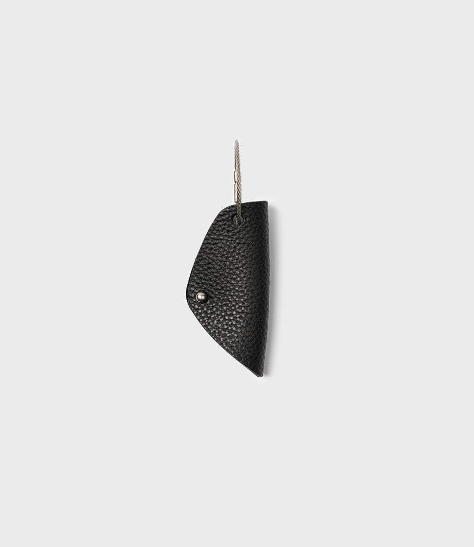 Simple Key Wrap - Pebbled Black - Rebel