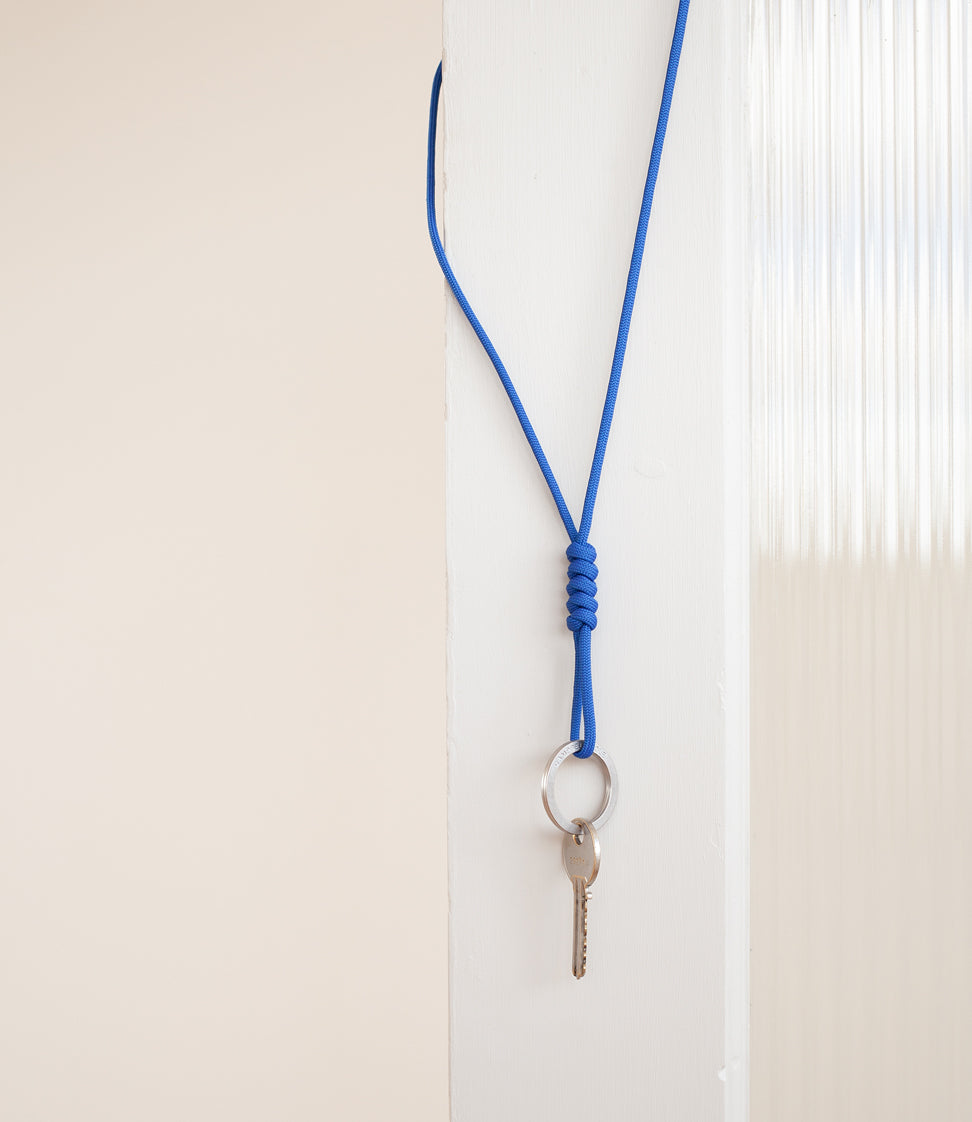 Simple Key Lanyard - Brilliant Blue