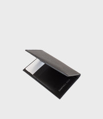 Peveril Card Wallet - Pebbled Black - REBEL