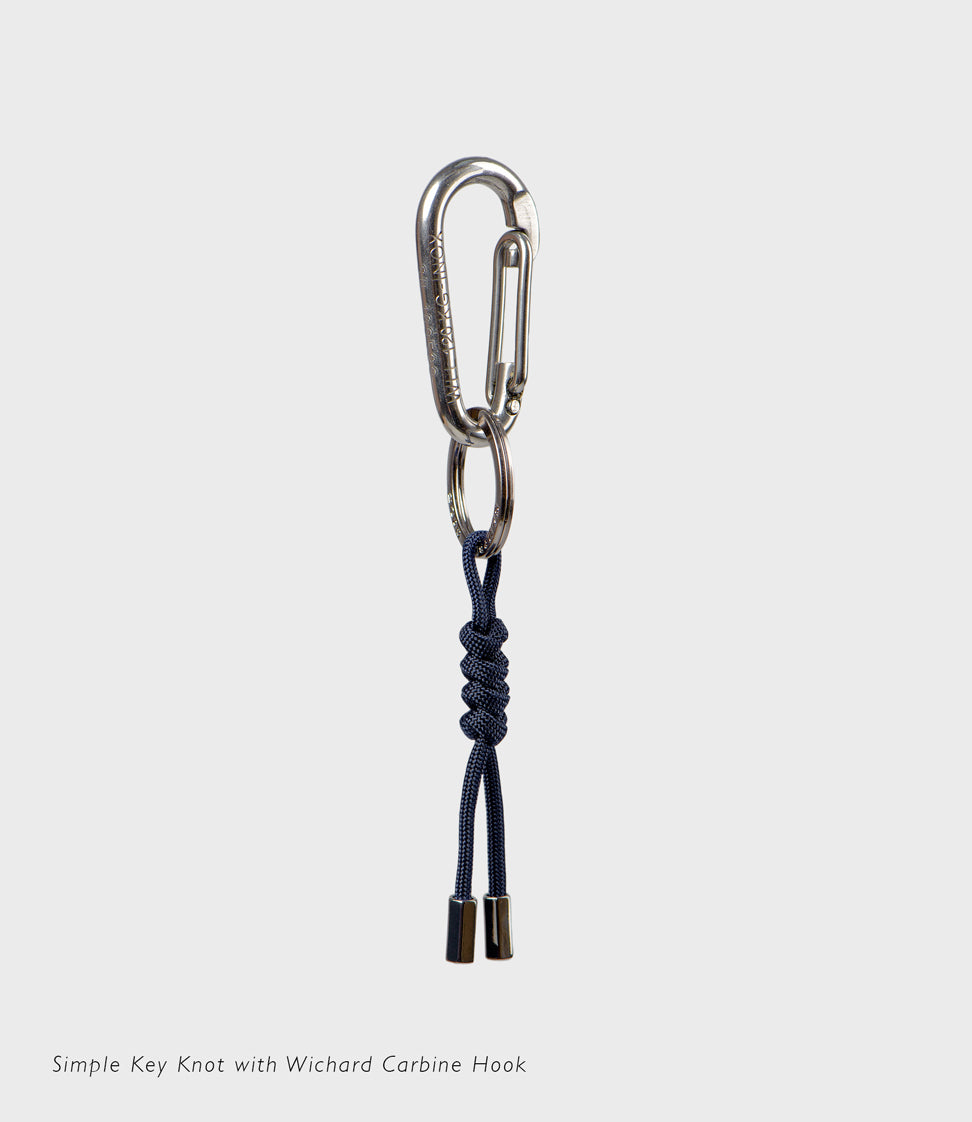 Simple Key Knot - Navy | Campbell Cole