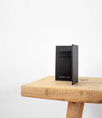 Peveril Card Wallet - Pebbled Black - REBEL