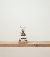 Dottie Maie - Cuthbert - Wooden Bear Drummer Toy